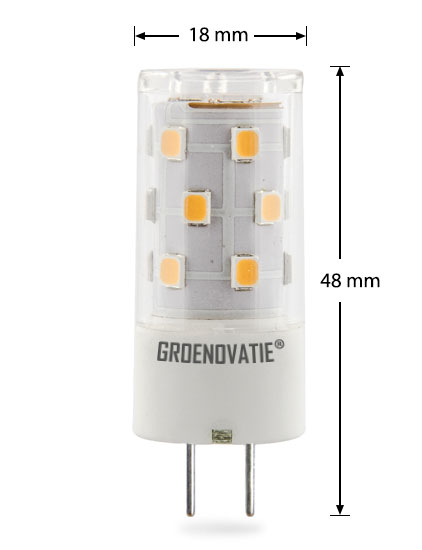 Oranje Aanvankelijk Glans GY6.35 LED Lamp 5W Warm Wit Dimbaar - LED G6.35