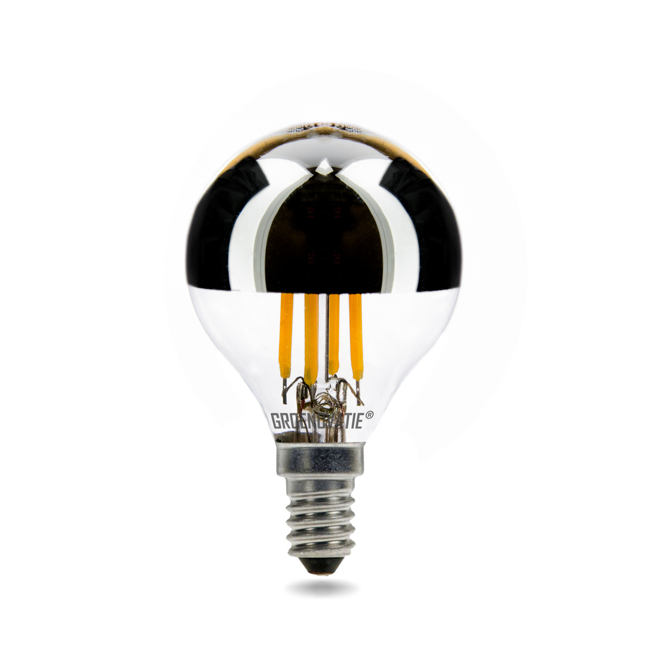 aanwijzing Schijn afbreken E14 LED Filament G45 Kopspiegellamp 4W Dimbaar