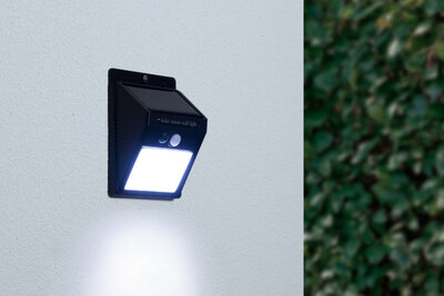 LED Buitenwandlamp Op Zonne Sensor - Tuinlamp