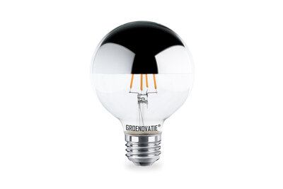 Uithoudingsvermogen Enten Grommen E27 LED Filament Globelamp Kopspiegel 4W Extra Warm Wit Dimbaar