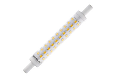 markering half acht binnenvallen LED R7S Dimbaar 10W Warm Wit 118mm - R7s LEDlampen